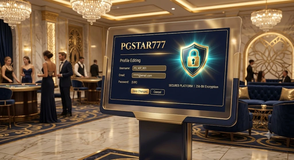 หน้าจอแสดงการจัดการและวิธีแก้ไขข้อมูลสมาชิก PGSTAR777 บนแพลตฟอร์ม iGaming ที่เน้นความปลอดภัย