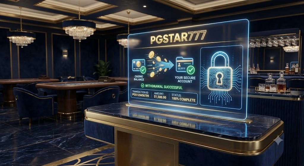 ขั้นตอนและวิธีถอนเงินผ่านระบบอัตโนมัติของ PGSTAR777 ที่มีความปลอดภัยระดับสากล